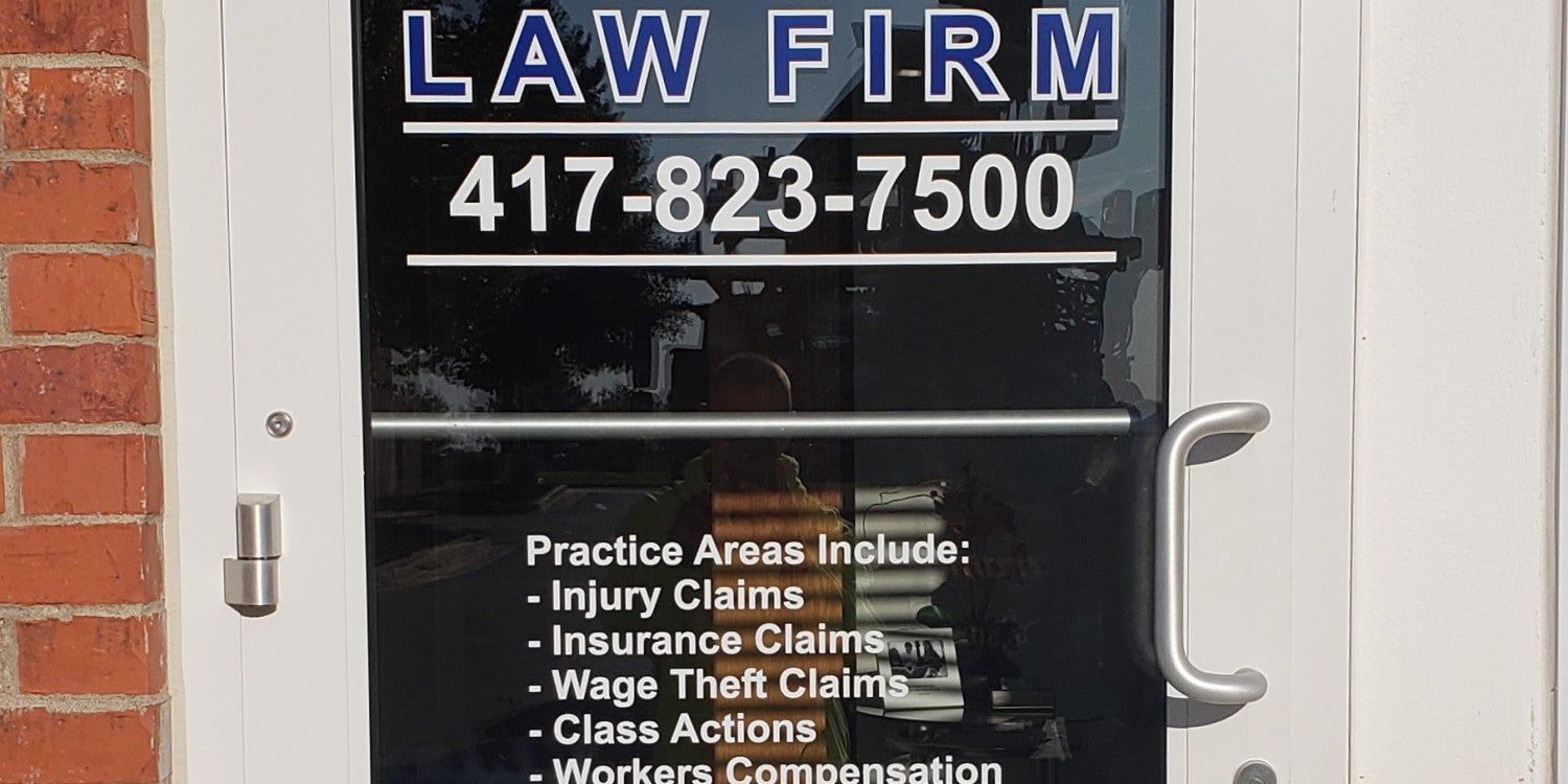Vinyl Window Lettering