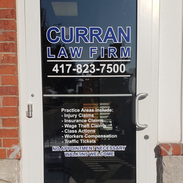 Window / Door Lettering