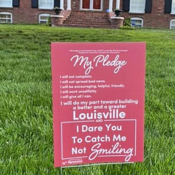 Yard Sign - The Pledge