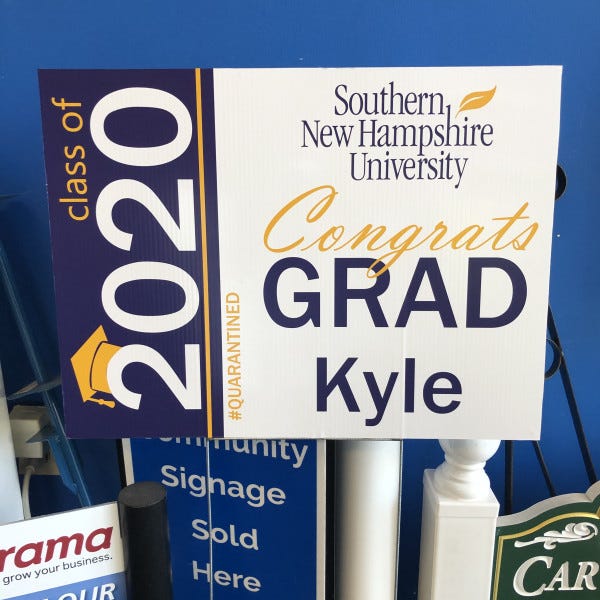 Kyle Grad Yard Sign_Roseland