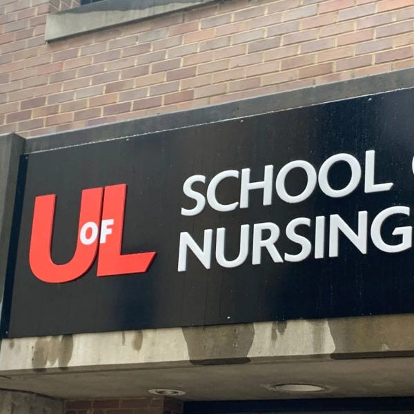 University of Louisville ACP Building Sign