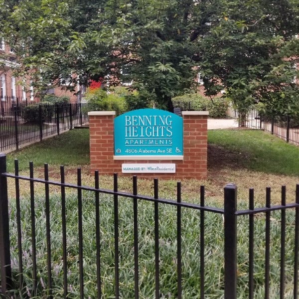 Hdu Foam Monument Sign Panelsignarama Silver Springbenning Heights Apts