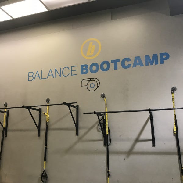 Digital Wall Graphic Letteringsignarama Silver Springbalance Gym Capitol Hill Dc
