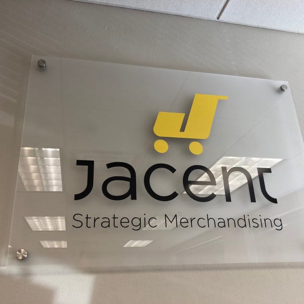 Acrylic Sign - Jacent