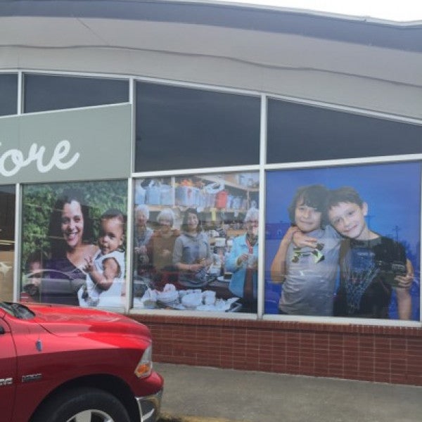 Window Graphics bring joy and curiousity, trust Signarama Liberty