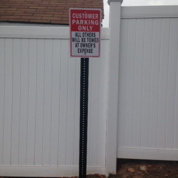 Parking Signs - Becker Insurance Agency