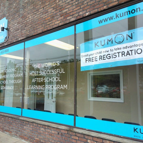 Kumon Livingston- Window Graphics_Roseland