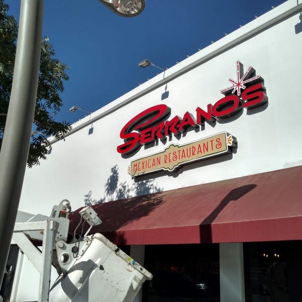 Building Sign- Serrano\'s