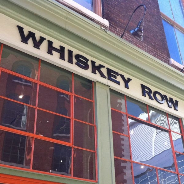 Whiskey Row Dimensional Lettering