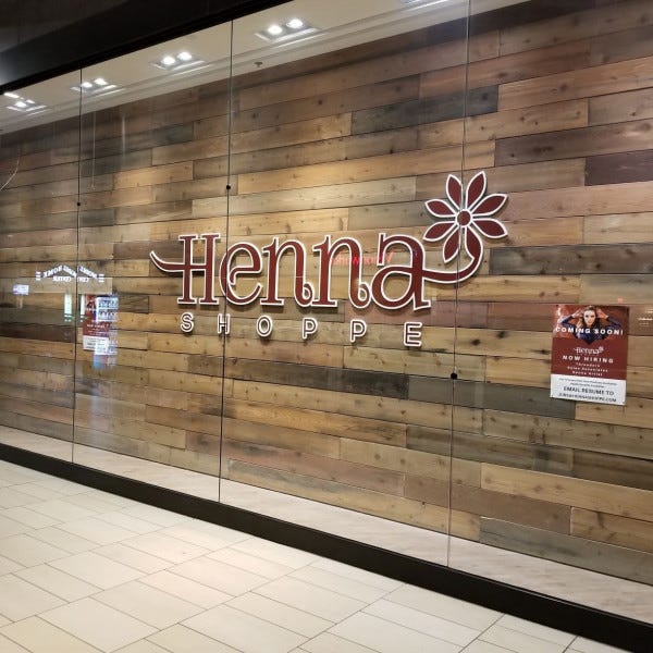 Wall Sign-Henna Shoppe