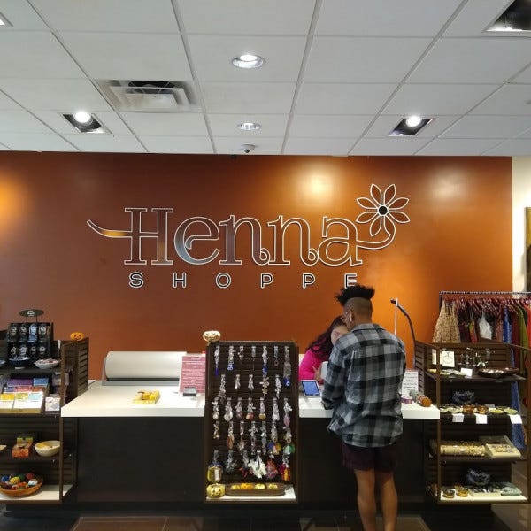 Wall Sign-Henna Shoppe