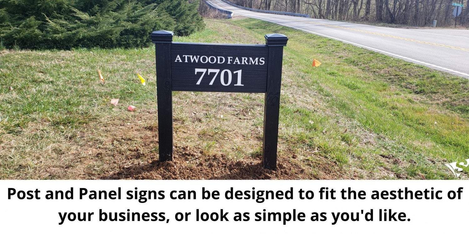 Post & Panel Signs
