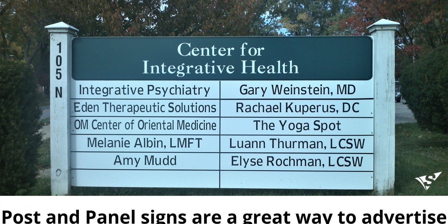 Post and Panel Signs