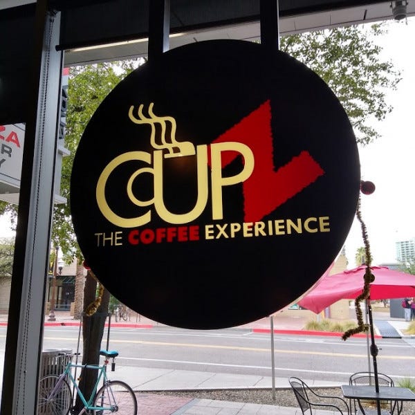 Blade Sign- Cupz Coffee