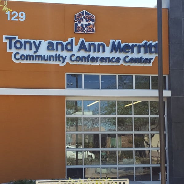 Building Sign-Tony & Ann Merritt Community Conference Center