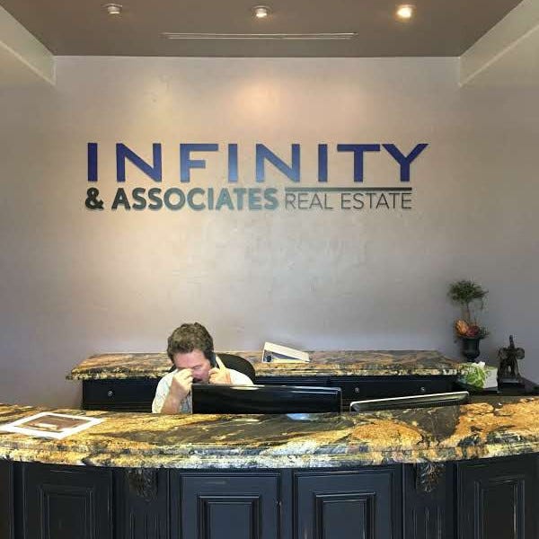 Wall Sign-Infinity & Associates Real Estate