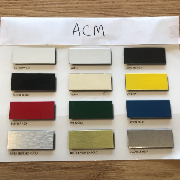 ACM Color Chart