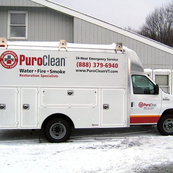 Puroclean Box Van   South Burlington Vt