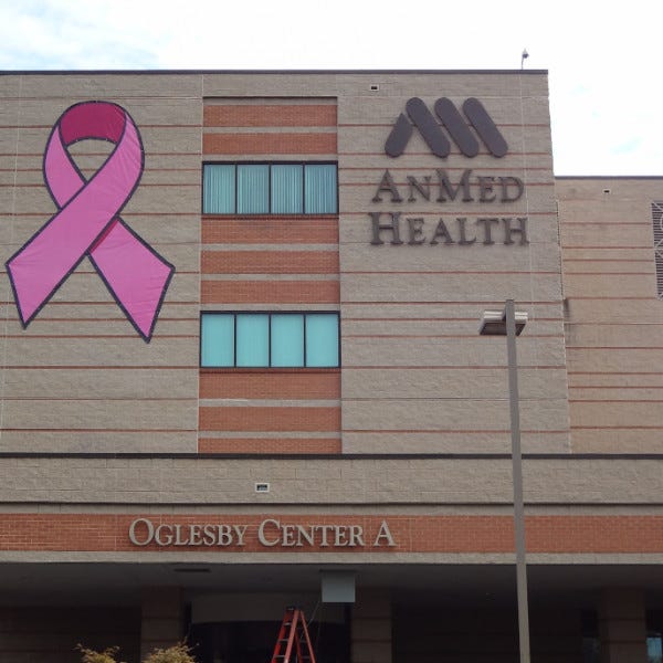 AnMed - Pink Ribbon Banner