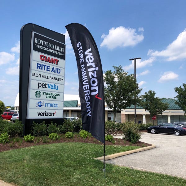 Feather Flag - Verizon