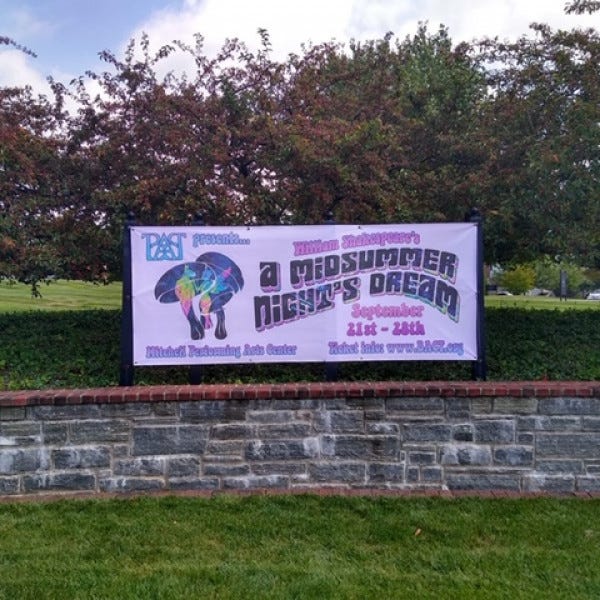Outdoor Vinyl Banner - Bryn Athyn Community Theater
