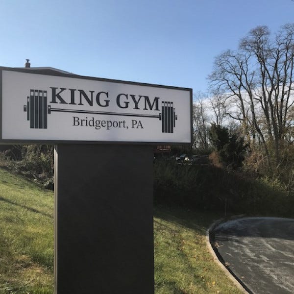 King Gym Light Box