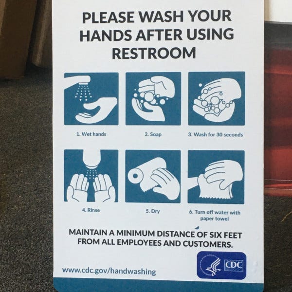 Informational Sign Covid_Roseland