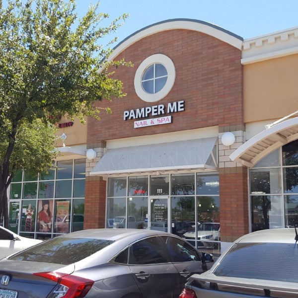 Building Sign- Pamper Me Nail & Spa