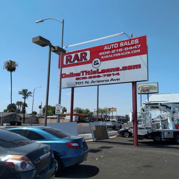 Aluminum Face-RAR Auto Sales