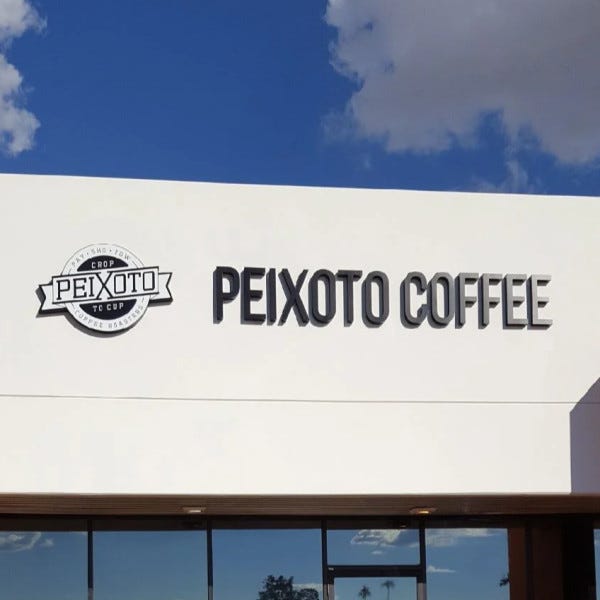 Building Sign-Peixoto Coffee