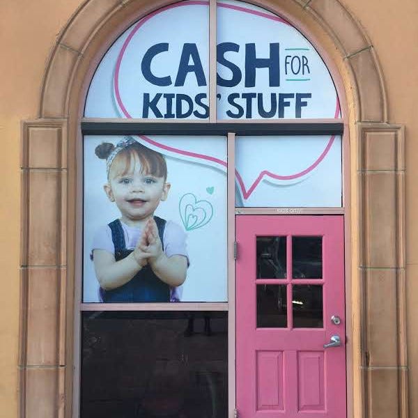  Window Graphics-Cash For Kids\' Stuff