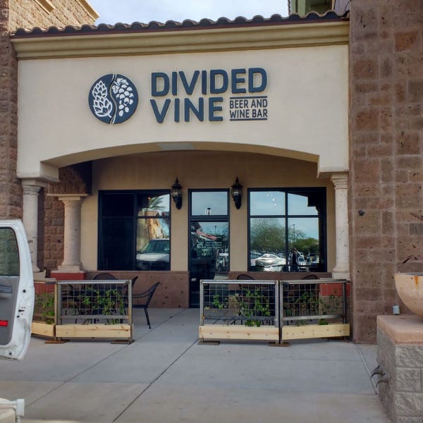 Building Signs-Divided Vine