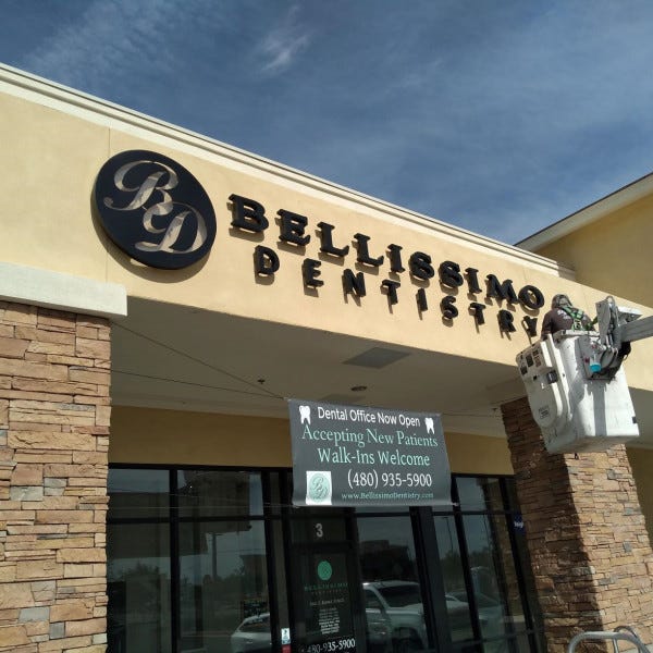 Building Sign- Bellissimo Dentistry