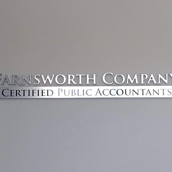 Lobby Sign-Farnsworth Company