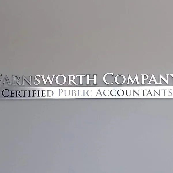 Lobby Sign-Farnsworth Company