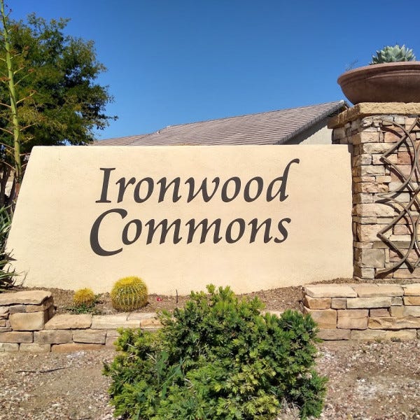 Ground Sign- Ironwood Commons