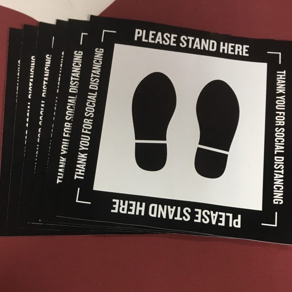 Covid Stand Here_Roseland