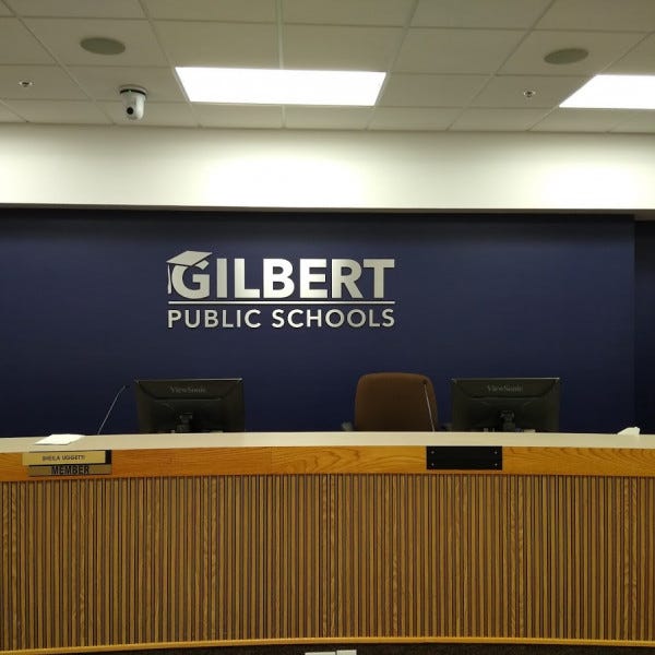 Lobby Sign-Gilbert Public Schools