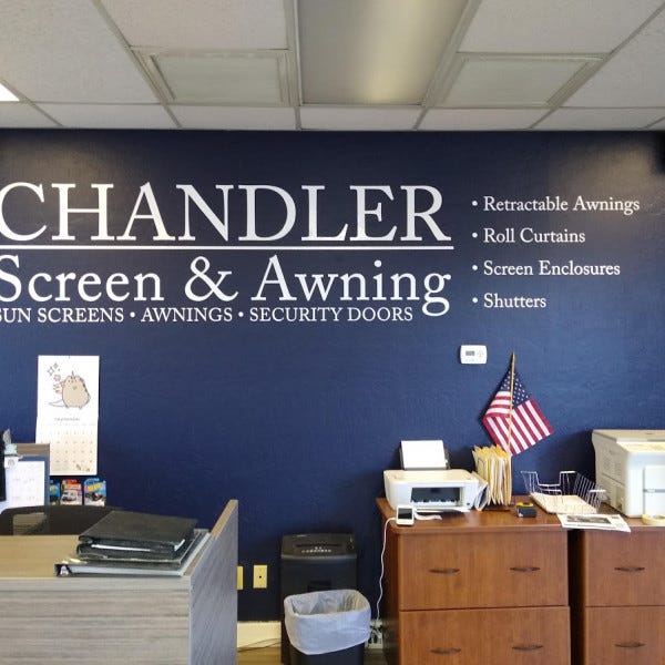 Wall Graphics- Chandler Screen & Awning