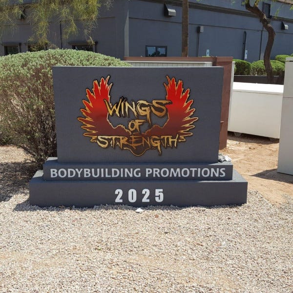 Monument Sign-Wings Of Strength