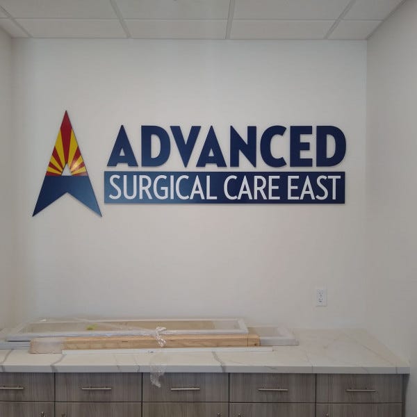 Wall Sign-Advanced Surgical Care East
