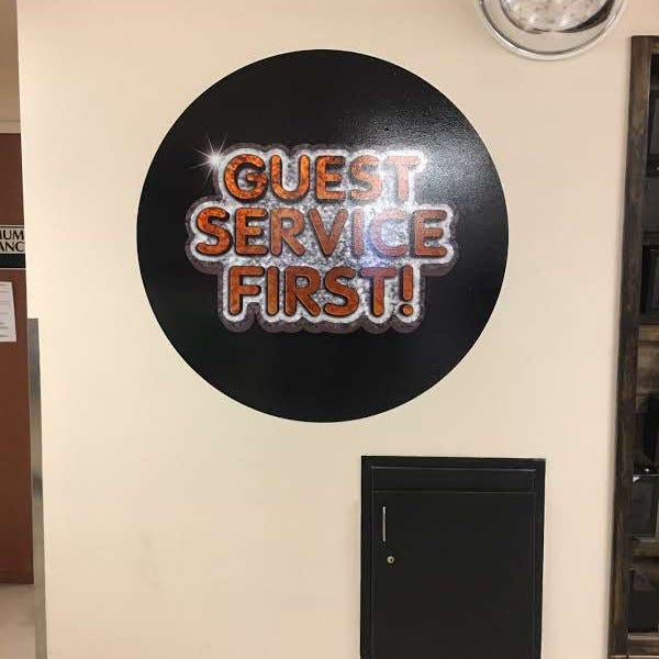 Wall Graphics- Guest Service First