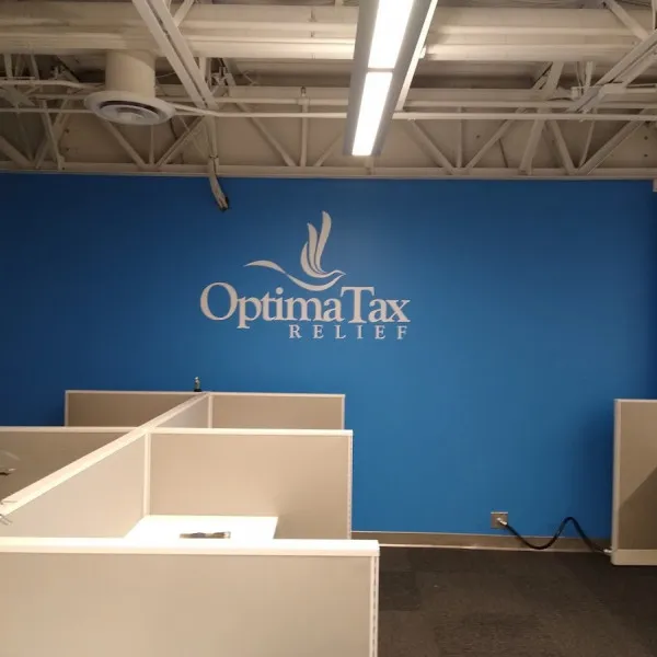 Wall Graphics- Optima Tax Relief