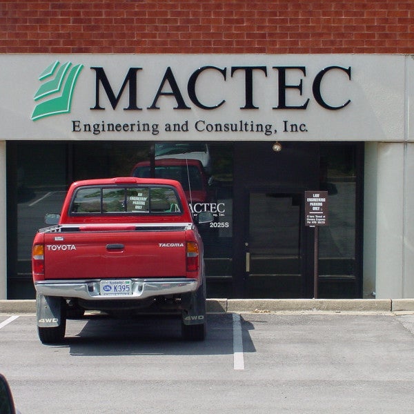 Mactec Formed Plastic Letters