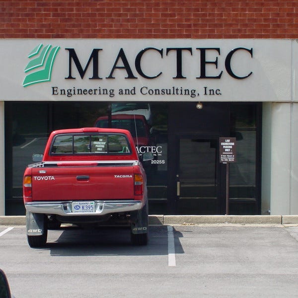 Mactec Formed Plastic Letters