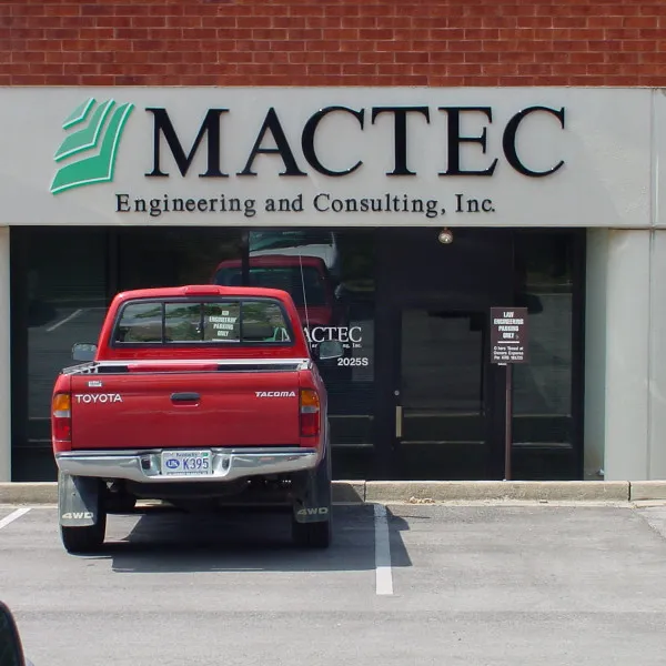 Mactec Formed Plastic Letters