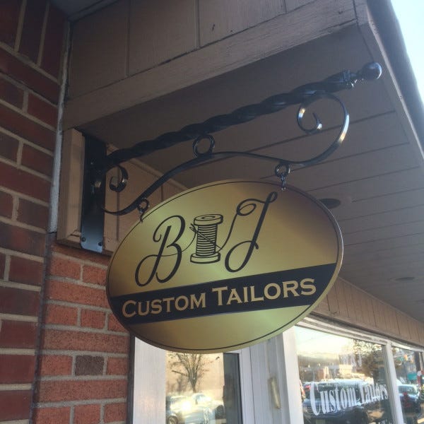 B&J Hanging Sign_Roseland