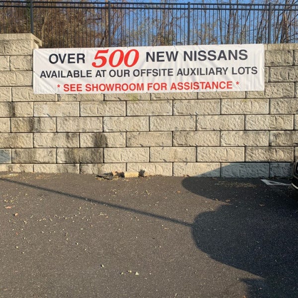 Outdoor Vinyl Banner - Faulkner Nissan