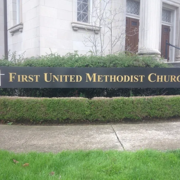 First United Methodist Lexington Post & Panel Sign