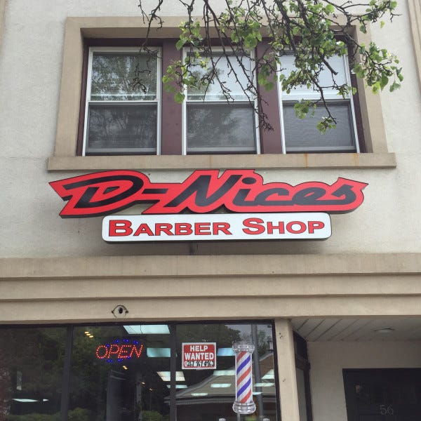 Channel Letters - D-Nices Barber Shop